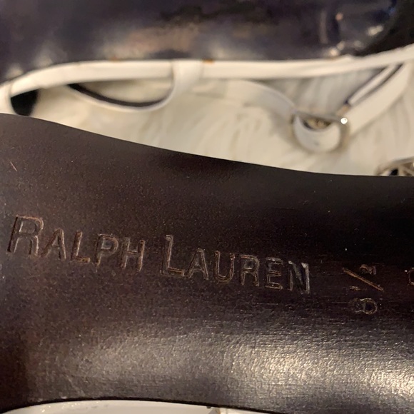 NEW Ralph Lauren Purple label White High Heels 8.5 - Picture 10 of 10